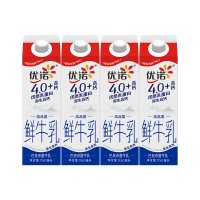 88VIP：优诺 低温鲜牛奶4.0+950ml*4