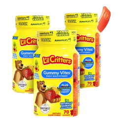 丽贵 lilcritters 小熊糖叶黄素营养软糖70粒*2瓶（42.25元/瓶）