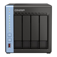 威联通（QNAP）TS-464C 宇宙魔方 四核器网络存储服务器内置双M.2插槽NAS私有云（含西数盘10T*2）