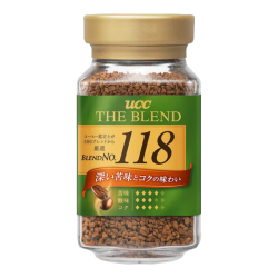 UCC 117纯黑咖啡粉 速溶冻干经典香醇 118单瓶装90g