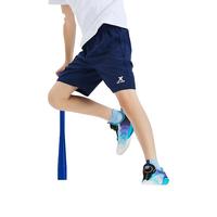 特步（XTEP）儿童夏季男童运动五分裤运动休闲短裤百搭薄款短裤 深奥蓝【Sport标】 150cm