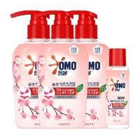 OMO 奥妙 樱花内衣洗衣液内裤清洗液内衣裤女士去血渍300g*3+100g