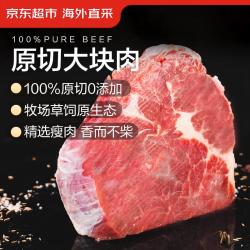 京东超市 海外直采 进口原切大块牛肩肉净重3斤 炖煮 烧烤 炒菜