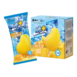 蒙牛 冰+芒果口味雪泥 75g*6支/盒