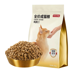 京东京造 鸡鱼双拼全价成猫粮 10kg