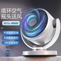 PHILIPS 飞利浦桌面空气循环扇家用台式小型节能轻音省电摇头电风扇