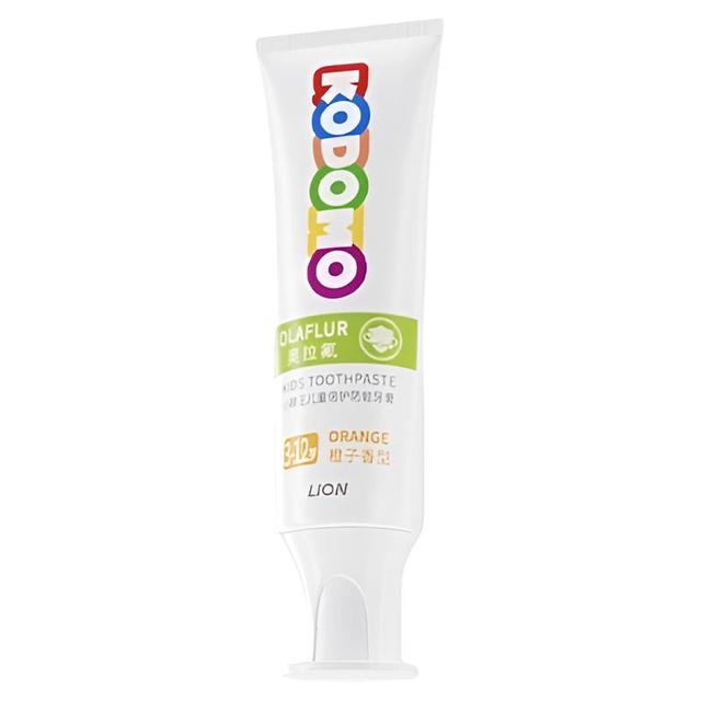 88VIP：狮王 小狮王德国进口奥拉氟3-12岁儿童16H防蛀牙膏橙子含氟50g