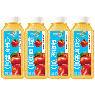 味全 每日C冷藏锁鲜果蔬汁饮料300ML*4瓶 手提袋