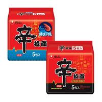 NONGSHIM 农心 辛拉面+鲜虾味10连包120g*10袋泡面方便面速食即食面2种口味