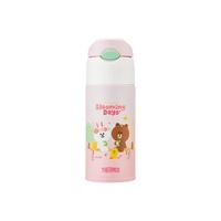 膳魔师（THERMOS）保温杯400ml男女士保冷杯吸管水杯子TCMI-400S BLOSSOM2(LF)