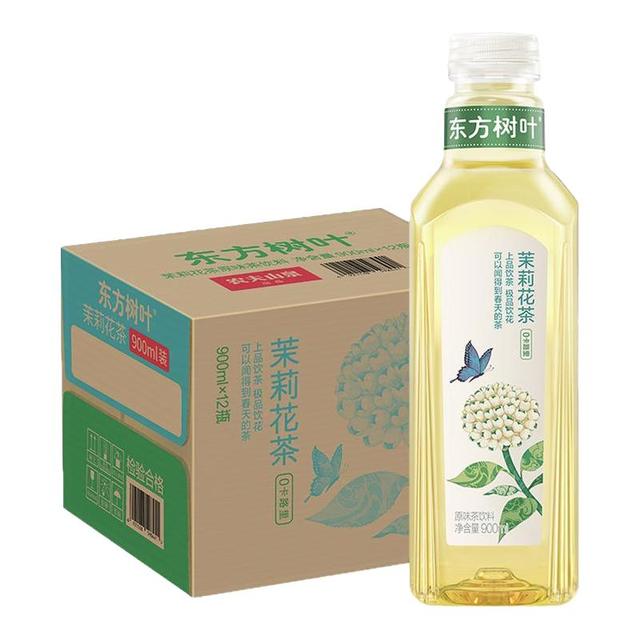 农夫山泉 东方树叶无糖茶饮料茉莉花乌龙茶900ml*12瓶
