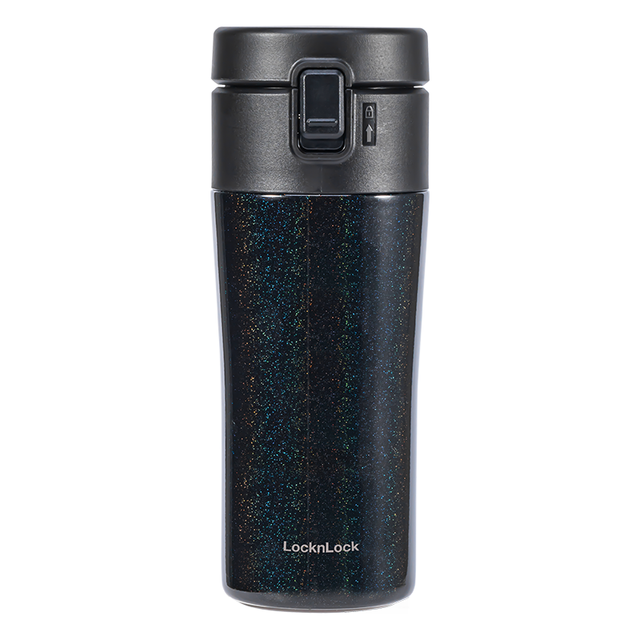 LOCK&LOCK One Touch系列 LHC3280BLK 保温杯 360ml 黑