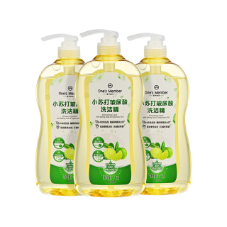 One's Member 1号会员店 OM玻尿酸护手小苏打洗洁精 1kg*3瓶