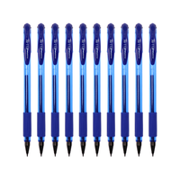 斑马牌 C-JJ100 拔帽中性笔 蓝色 0.5mm 10支装