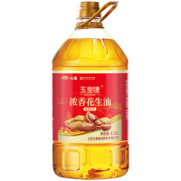 移动端、京东百亿补贴：玉皇 物理压榨 浓香花生油 6.18L