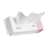 babycare 婴儿纯棉洗脸巾 plus款 100抽