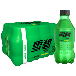 雪碧 Coca-Cola 可口可乐 雪碧 Sprite Zero 无糖零卡汽水 300ml*12瓶
