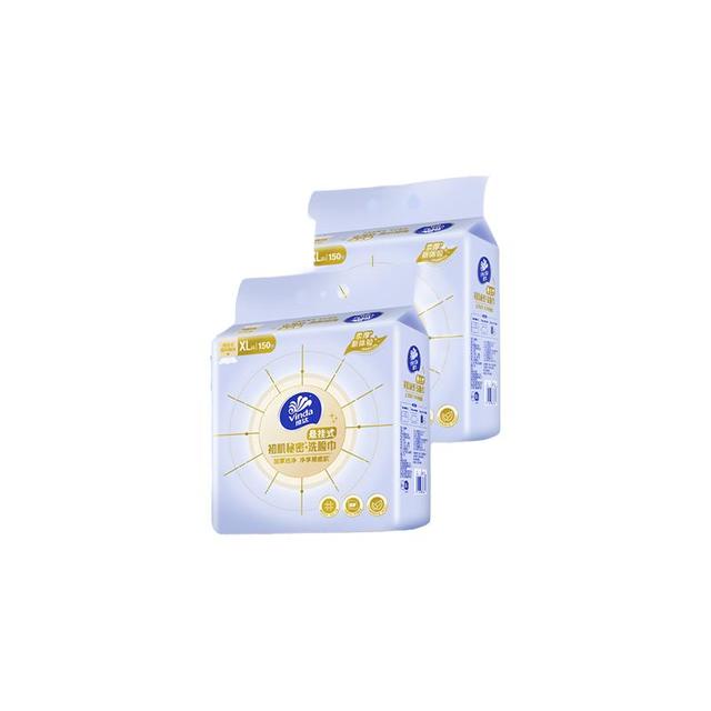 今日必买：维达 悬挂式棉柔巾150抽3提XL码