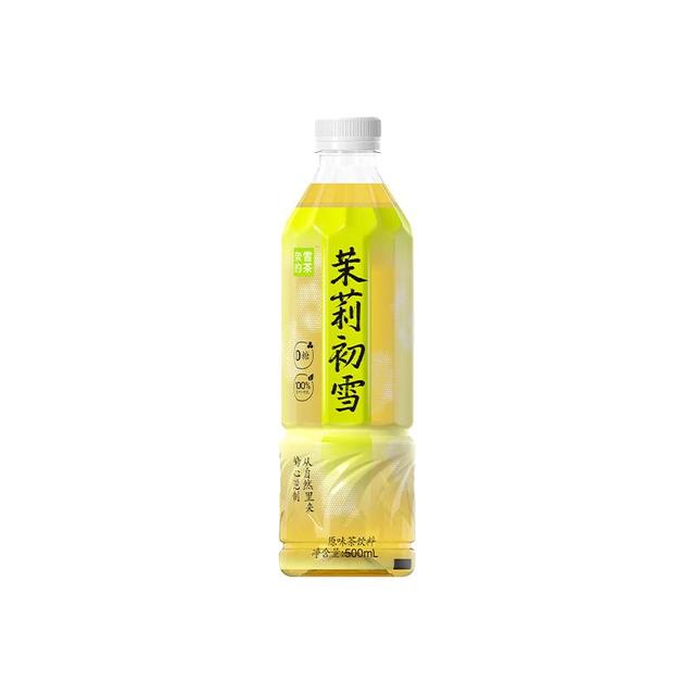 奈雪 的茶 茉莉初雪花茶 500ml*15瓶 整箱装 无糖茶饮料 0糖0香精