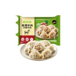鲜京采 高原羊肉大葱水饺400克 20个 清真早餐蒸煎饺子生鲜速冻蒸饺锅贴