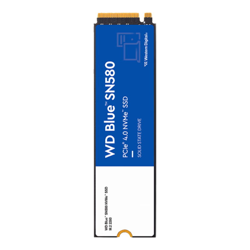  Western Digital/西部数据 升级优选 固态硬盘+散热片  2TB