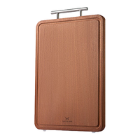 SUNCHA 双枪 乌檀木整木抗菌防霉砧板 41*26cm（含把手）