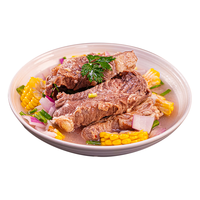 趣尝鲜 原切牛肋条肉1kg 去骨肋条肉2斤 生鲜烧烤炖煮食材