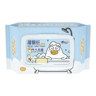 心相印 小刘鸭 湿厕纸 80片