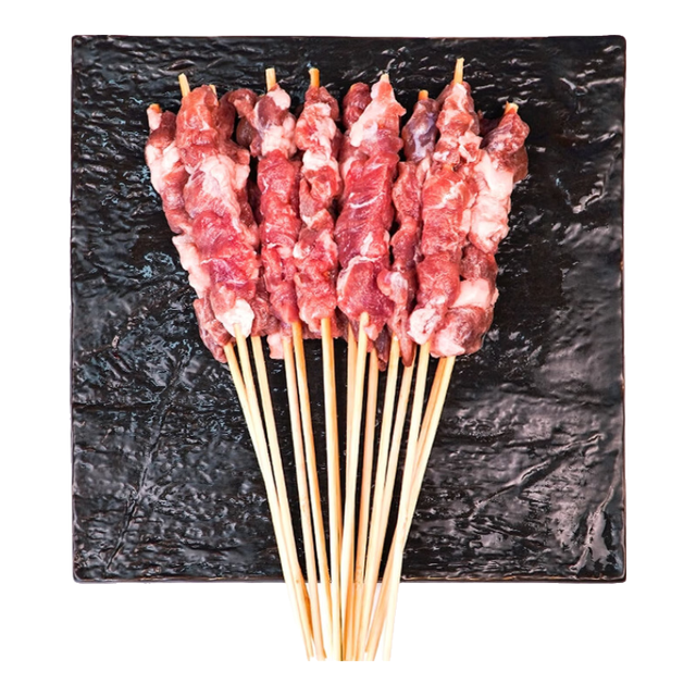 游牧御品 蒙古牛肉串30串腌制 烧烤食材烤肉烤串510g 阿拉善戈壁放养小黄牛