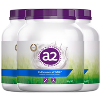 a2 艾尔 紫吨吨成人全脂奶粉 900g*3罐