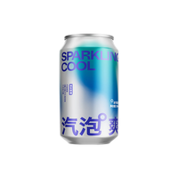 京东京造 气泡苏打水饮料 330ml*6罐 0糖0脂0卡