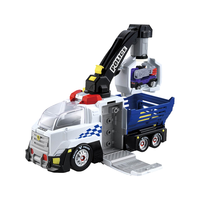 TAKARA TOMY 多美 TOMY多美卡合金车模迪士尼DS系列米奇警车摩托车运输车男孩玩具