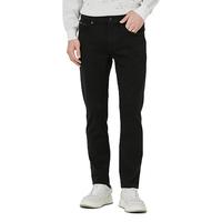 利郎轻时尚男裤【科技黑】牛仔裤男纯黑水洗不易褪色弹力长裤Q4QNZ105 黑 31 (165/78A)