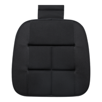 四季通用日式汽车竹炭坐垫透气车载前排单座办公室无靠背座椅方垫