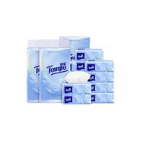 【4层也能柔软出众】Tempo得宝抽纸Velvet臻享天鹅绒软抽80抽12包