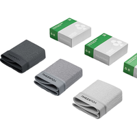 有棵树男士内裤男纯棉7A抗菌裆四角透气高弹精梳棉男生裤头平角短裤衩 浅麻灰+岩石灰+深麻灰 L