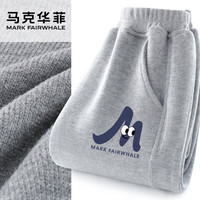 马克华菲ckj童装男童裤子2025秋季儿童休闲运动卫裤男孩女童运动裤 m萌眼K灰 150