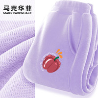 马克华菲ckj童装男童裤子2025秋季儿童休闲运动卫裤男孩女童运动裤 m沙拉K香芋紫 160