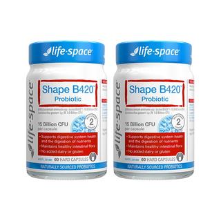 益倍适life space B420益生菌胶囊 60粒*2瓶