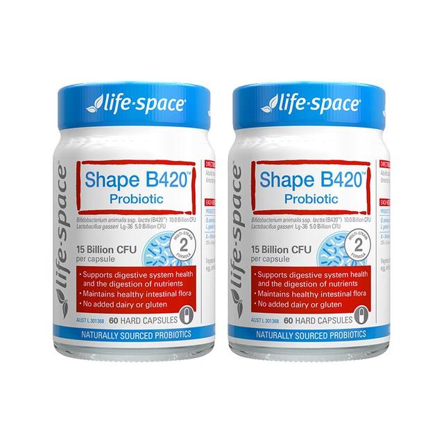 益倍适 B420益生菌胶囊肠道活菌60粒*2罐