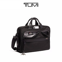 TUMI 途明 Alpha3系列尼龙男士公文包电脑包单肩包02603182D3黑色送礼物