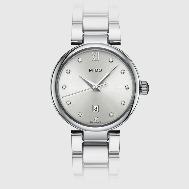 MIDO 美度 贝伦赛丽系列 多娜真钻优雅石英钢带女表