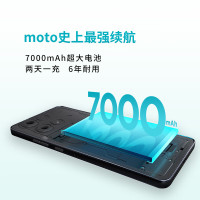 移动端、京东百亿补贴：摩托罗拉 7000mAh大电池 手机  陨黑 128GB 8GB