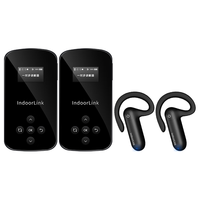 IndoorLink无线讲解器一对多主副双讲政企接待商务会议项目考察展厅博物馆展馆纪念馆同声传二对多解说设备 单只接收器SCHL-E103