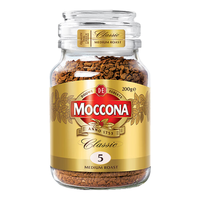  Moccona/摩可纳 0植脂末 冻干速溶黑咖啡  5号 中烘200g+便携同款18g 暂无 218g