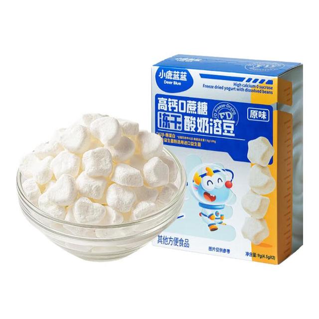 小鹿蓝蓝 高钙冻干酸奶溶豆