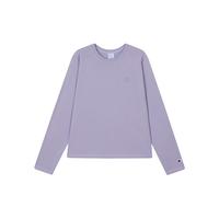 Champion冠军长袖T恤女2025秋季插肩袖都市格调风基础打底衫 薰衣草 S