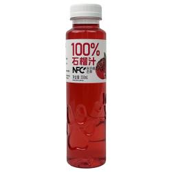 赞漾 百分百NFC石榴汁350ml*8瓶清爽天然果味 百分百石榴汁350ml*8瓶