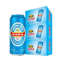 YANJING BEER【燕京啤酒】11度特制精品大蓝听装整箱国货啤酒*3箱