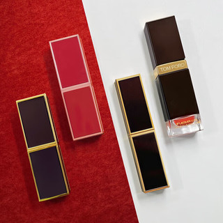 汤姆.福特（TOM FORD）全黑管水感缎光TF口红16经典正红唇膏女朋友 TF51#Afternoon delight 日落